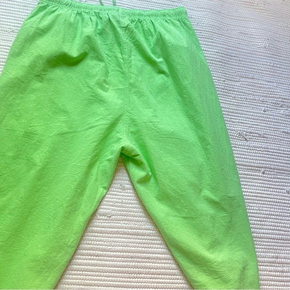 100% Cotton Green Capri Pants Size 2X - Picture 6 of 7